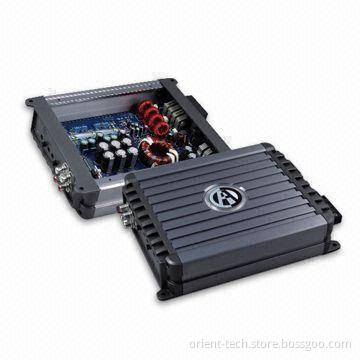 60W x 4CH @ 4 Ohms Full Range Digital Compact Car Amplifier, Measures 230 x 176 x 51mm